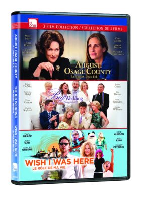 August: Osage County/Big Wedding/Wish I Was Here Dvd Triple Feature