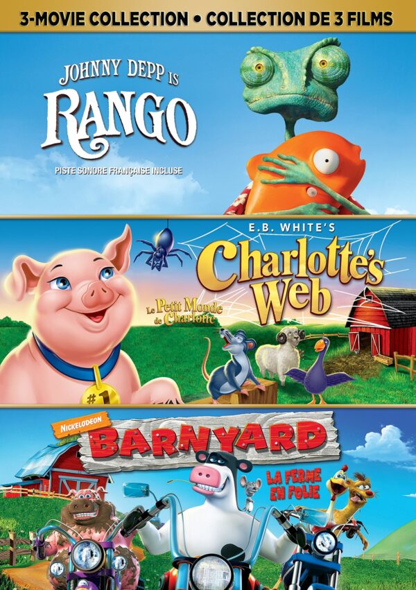 Rango / Charlotte's Web / Barnyard (3-Movie Collection)
