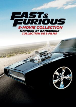 Fast & Furious 8-Movie Collection: The Fast & The Furious / 2 Fast 2 Furious / Tokyo Drift / Fast & Furious / Fast Five / Fast & Furious 6 / Furious 7 / The Fate Of The Furious