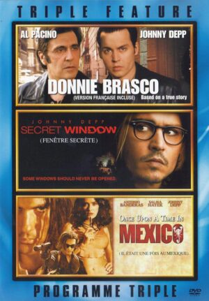 Donnie Brasco / Secret Window / Once Upon a Time In Mexico (Triple Feature)