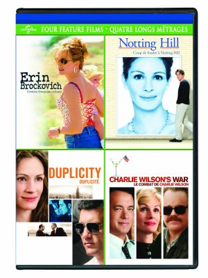 Erin Brockovich / Notting Hill / Duplicity / Charlie Wilson's War (Four Feature Films)