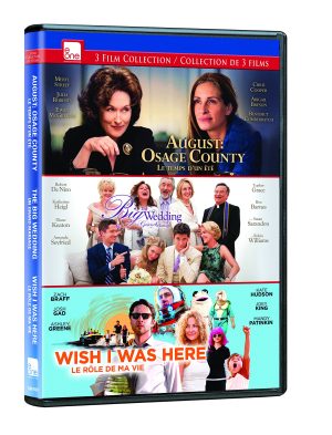 August: Osage County/Big Wedding/Wish I Was Here Dvd Triple Feature