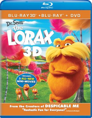 Dr. Seuss' The Lorax - Blu-ray 3D + Blu-ray + DVD + Digital + Despicable Me 3 Fandango Cash