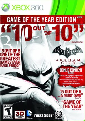 Batman Arkham City (Game of the Year Edition) - Xbox 360