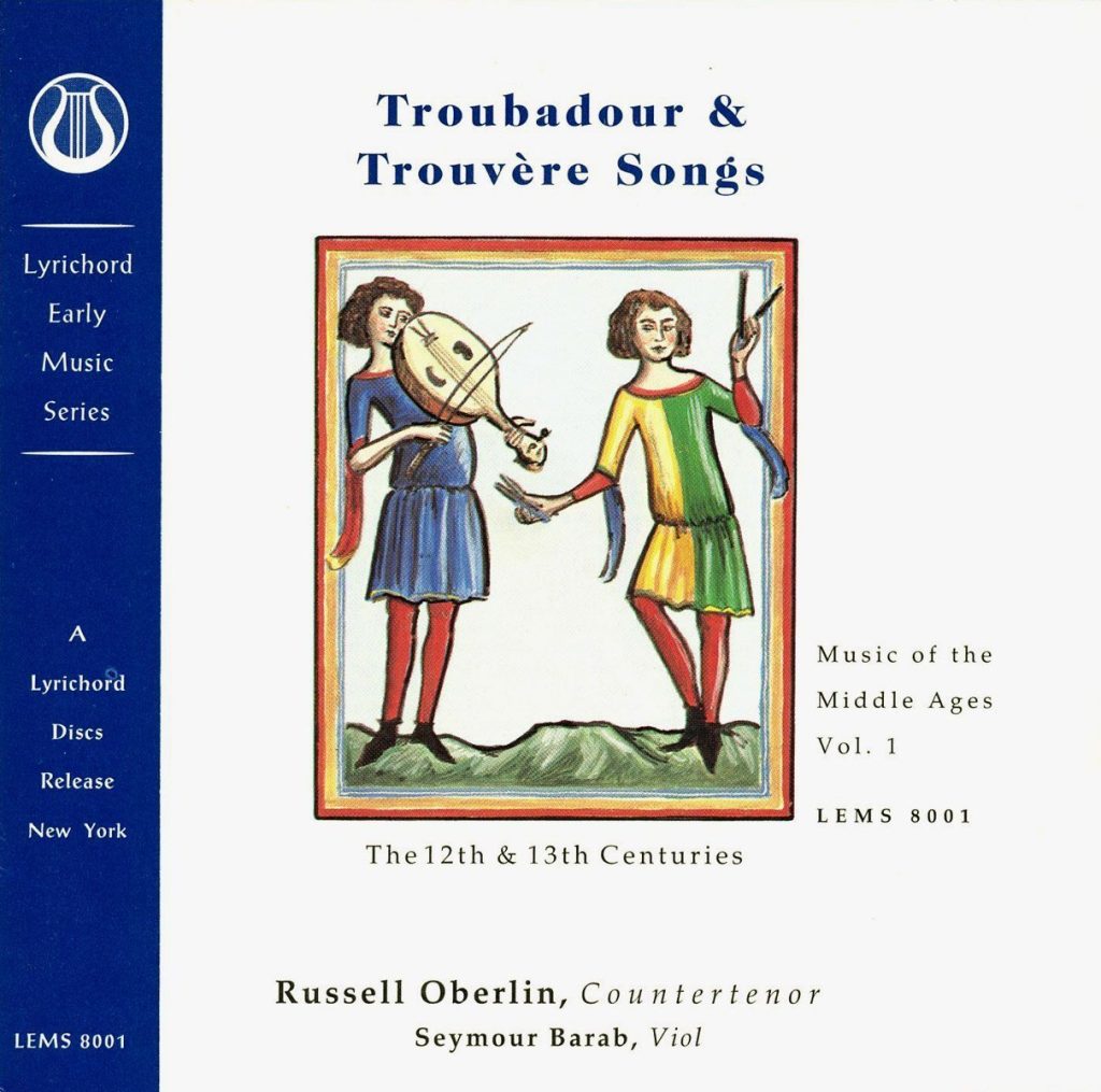 Music of the Middle Ages, Vol. 1: Troubadour and Trouvere Songs (12th and 13th Century)