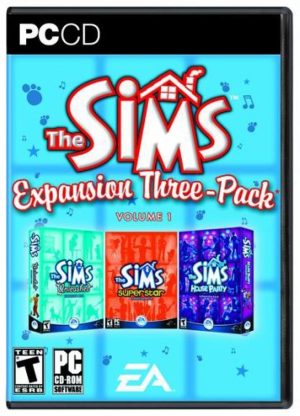The Sims: Expansion Three-Pack, Vol. 1 - Unleashed / Superstar / House Party