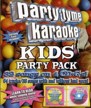 Party Tyme Karaoke - Kids Party Pack (32+32-song Party Pack)[4 CD]
