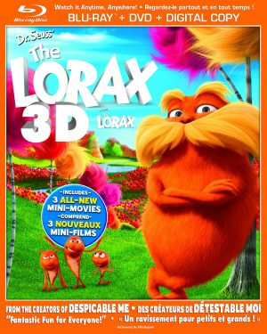 Dr. Seuss' The Lorax (Blu-ray 3D + Blu-ray + DVD)