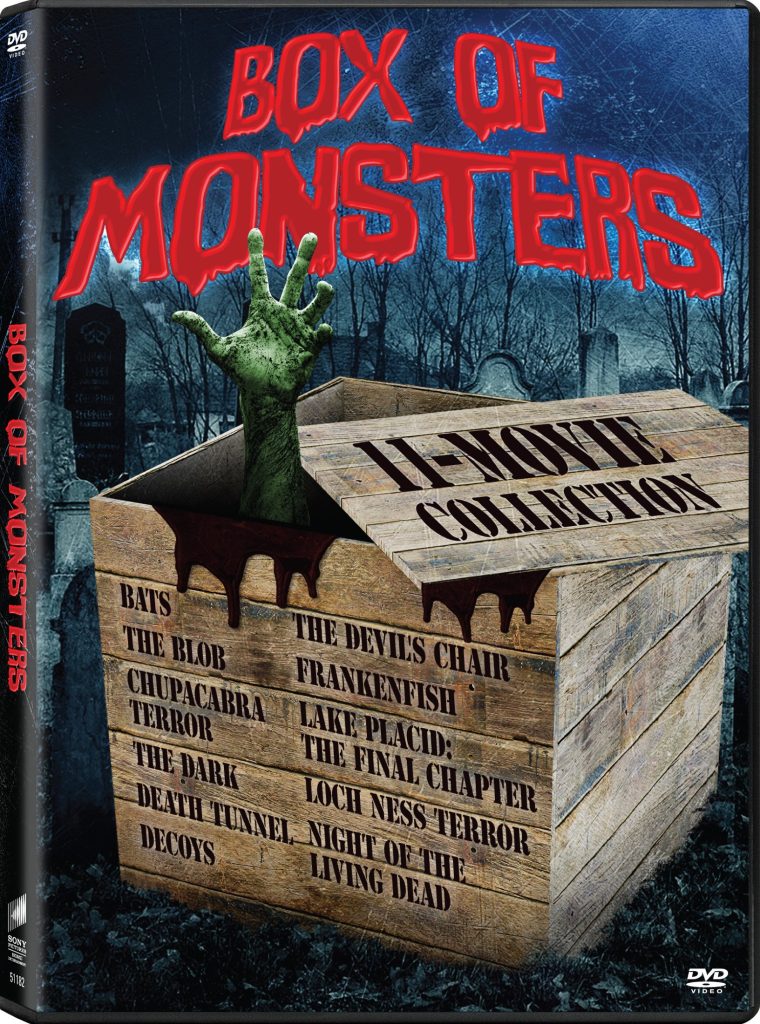 Bats/ Blob, the / Chupacabra Terror / Night of the Living Dead / Dark, the / Death Tunnel / Decoys / Devil's Chair, the / Frankenfish / Lake Placid: The Final Chapter / Loch Ness - Set