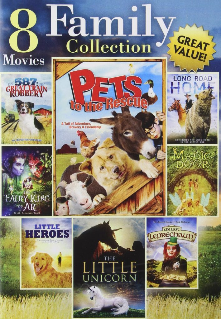 8-Movie Family Collection Including: Old 587: The Great Train Robbery, Pets To The Rescue, Long Road Home, The Fairy King Of Ar, The Magic Door, Little Heroes, The Little Unicorn, The Last Leperchaun (2 Dvd)