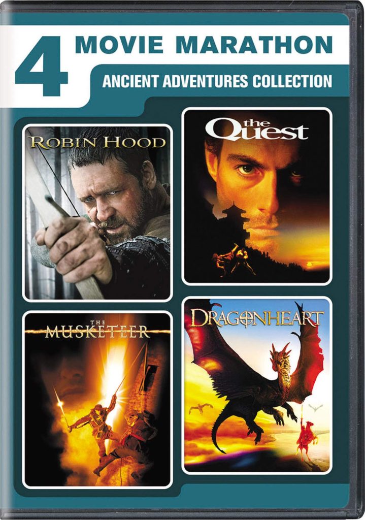 4-Movie Marathon: Ancient Adventure Collection (Robin Hood / The Quest / The Musketeer / Dragonheart) [DVD]
